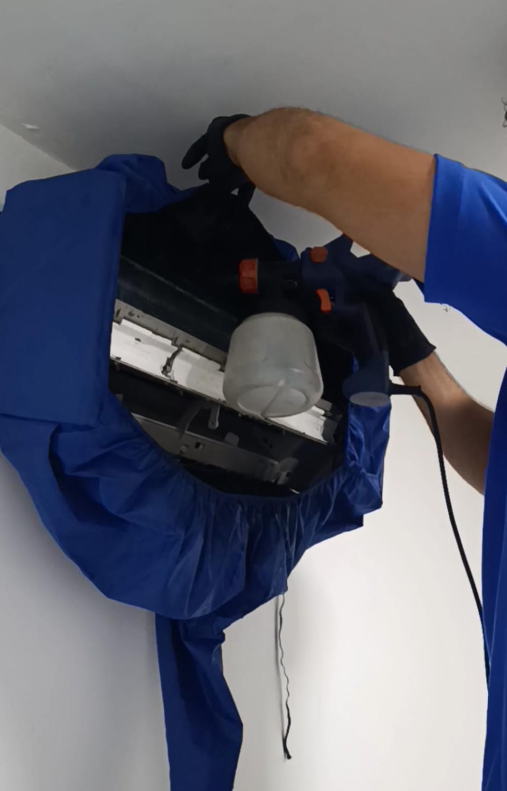 Higienização de ar-condicionado